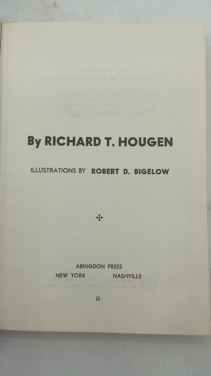 Look No Further: A Cookbook by Richard T. Hougen - title page