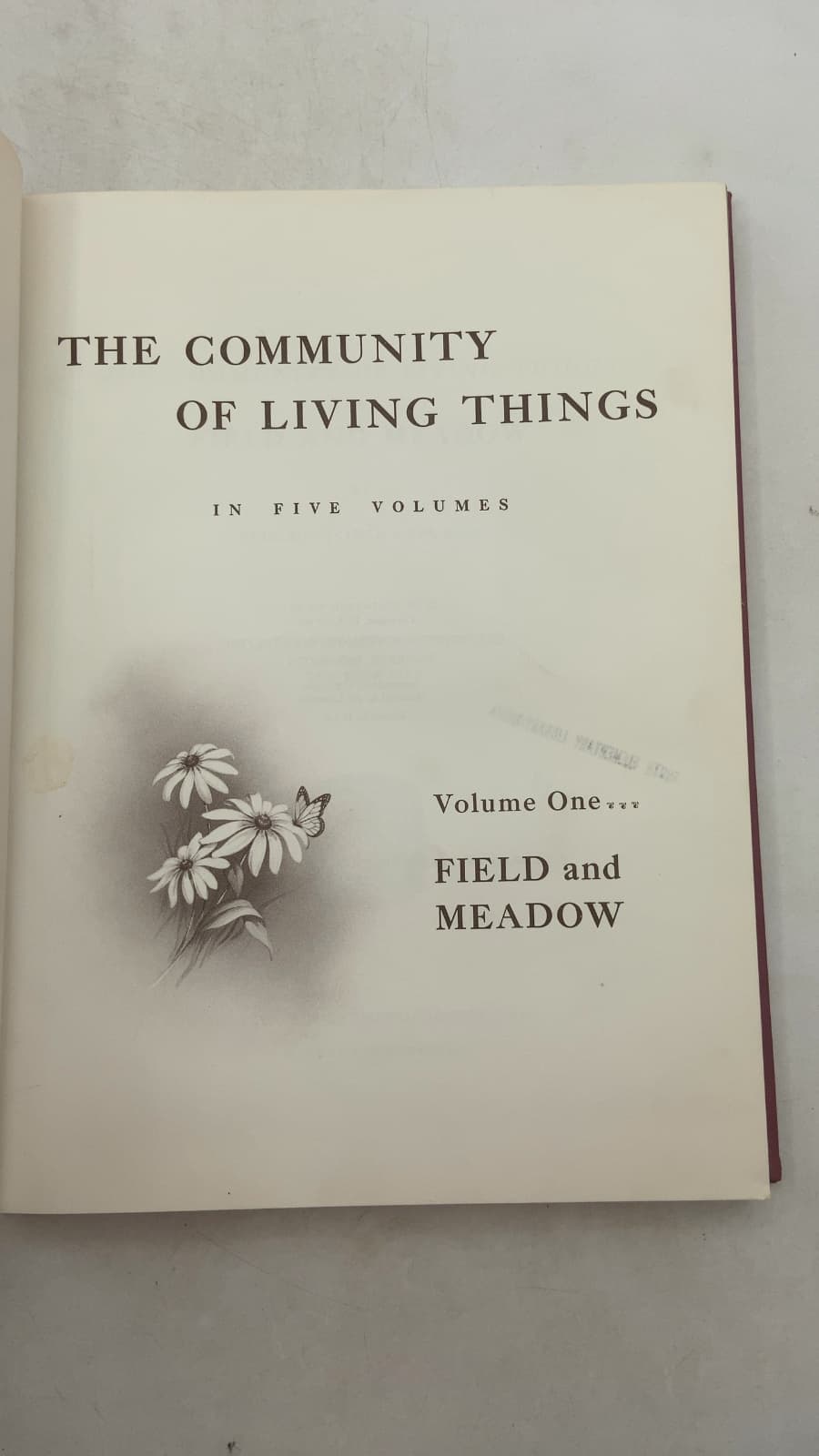 The Community of Living Things in Field and Meadow by Etta Schneider Ress, Ed.D. - title page