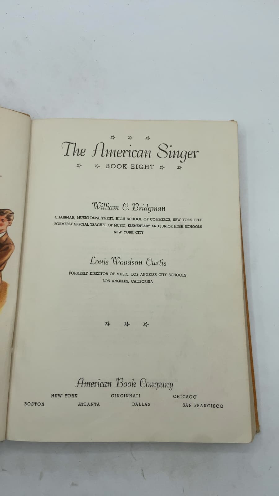 The American Singer Book Eight by William C. Bridgman and Louis Woodson Curtis - title page