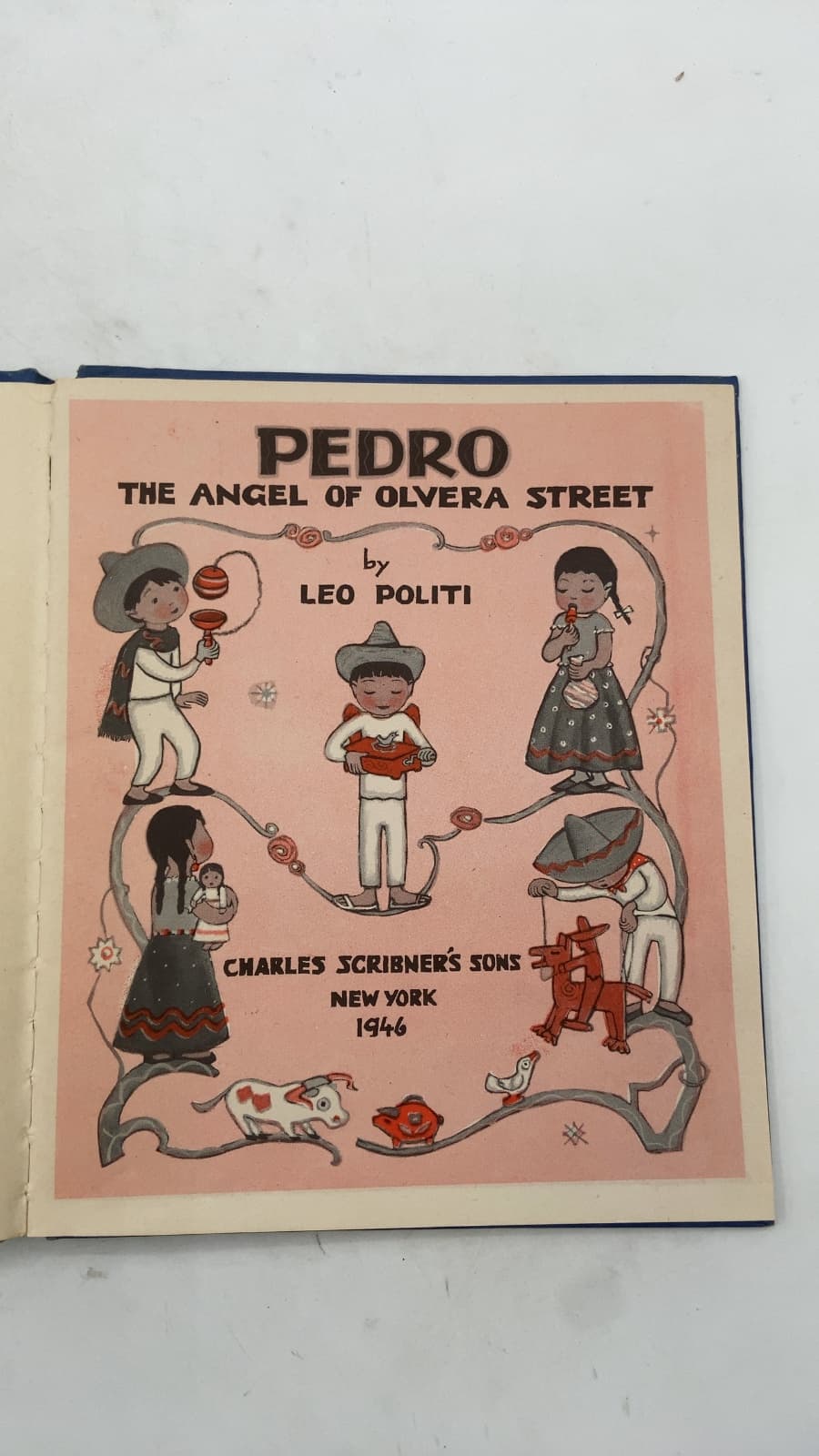 Pedro: The Angel of Olvera Street by Leo Politi - title page