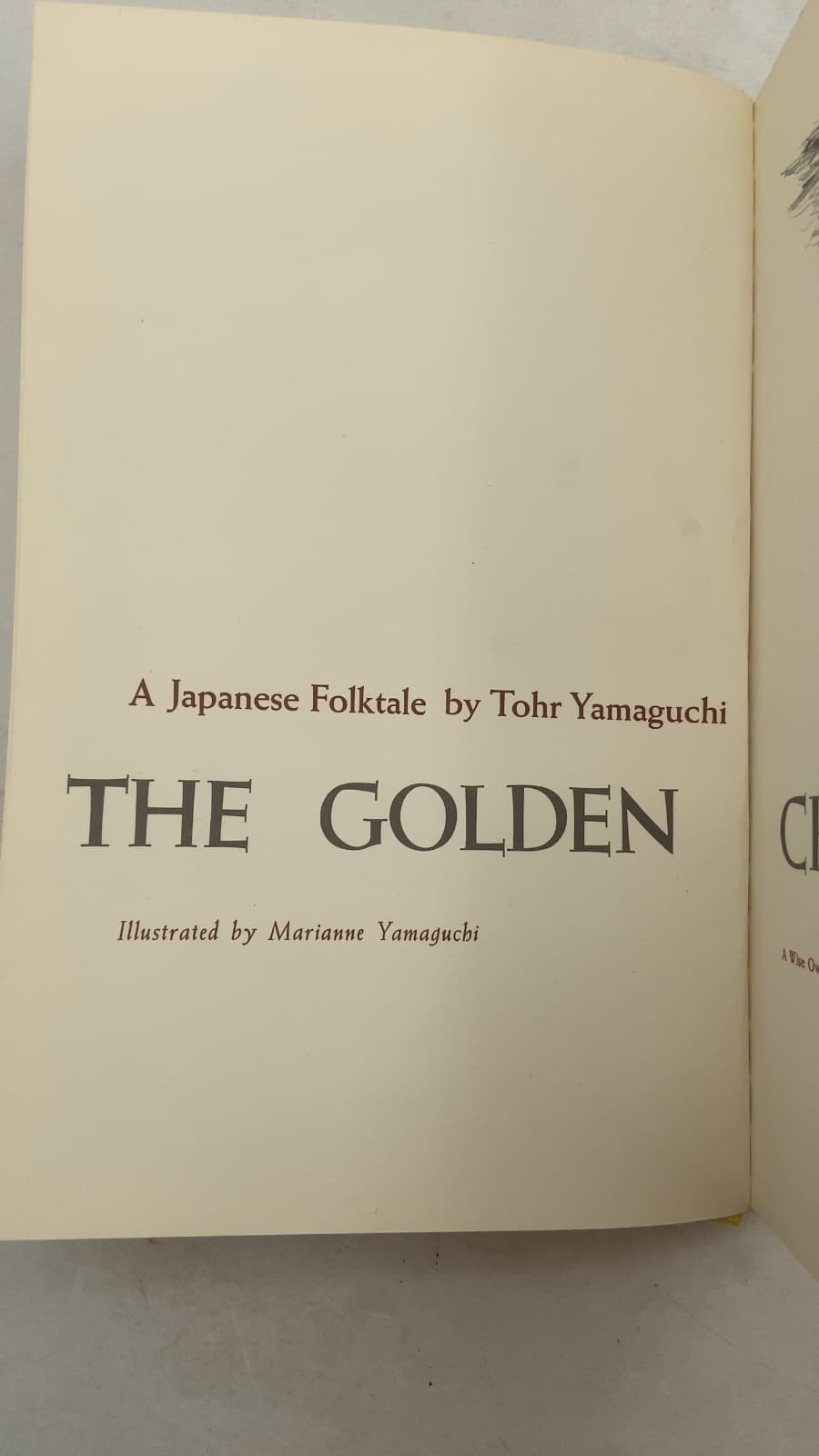 The Golden Crane: A Japanese Folktale by Tohr Yamaguchi - title page