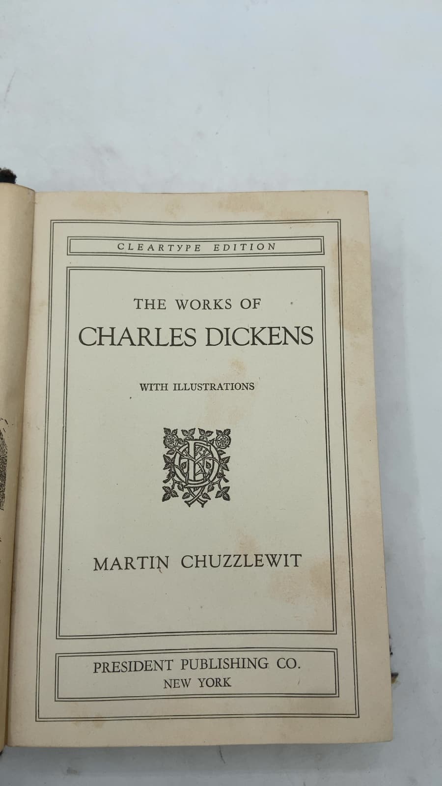Martin Chuzzlewit by Charles Dickens - title page