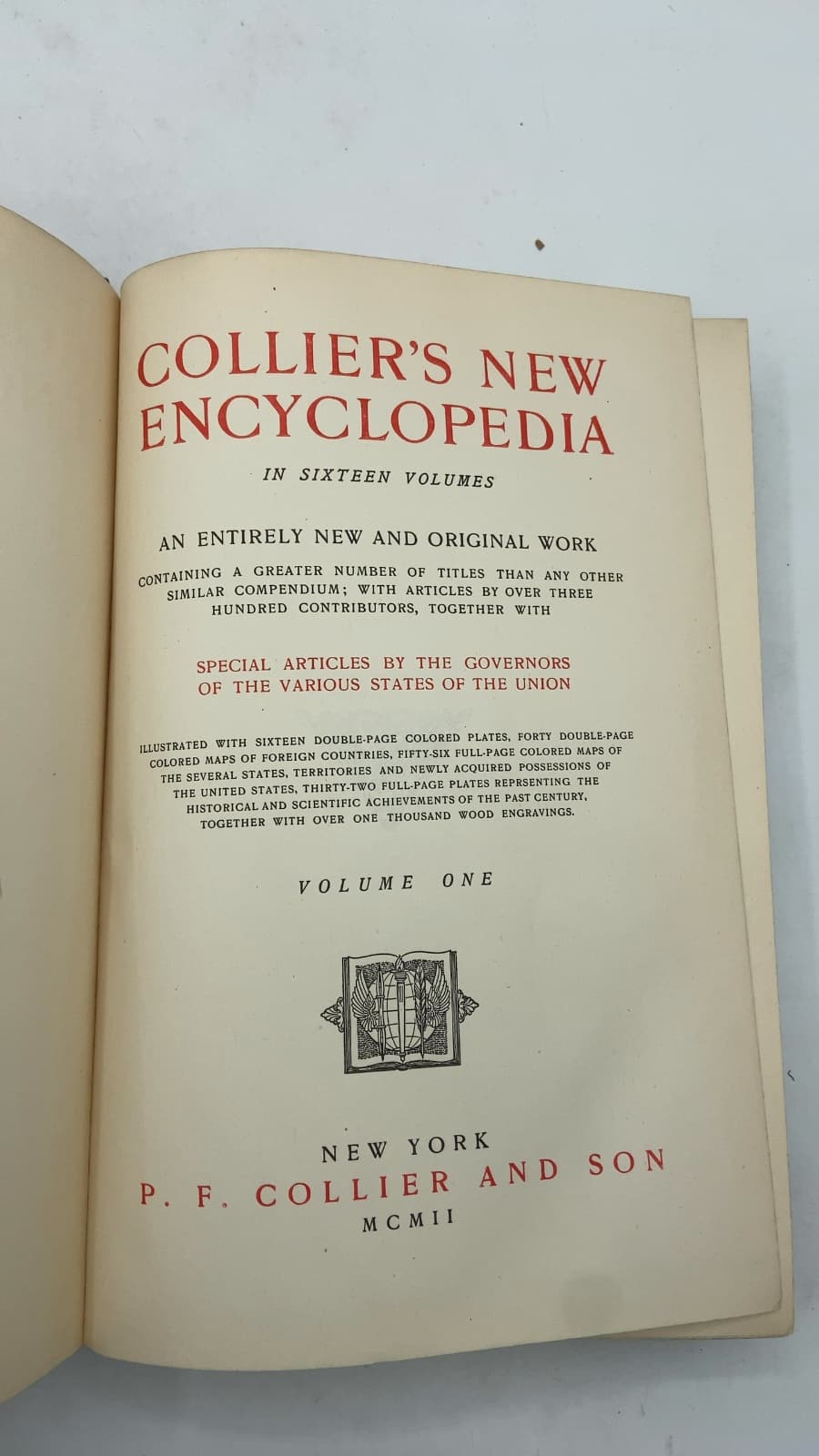 Collier's New Encyclopedia - title page