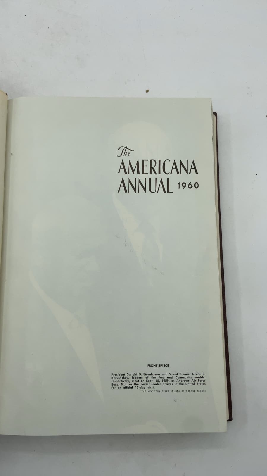 The Americana Annual 1960 - title page