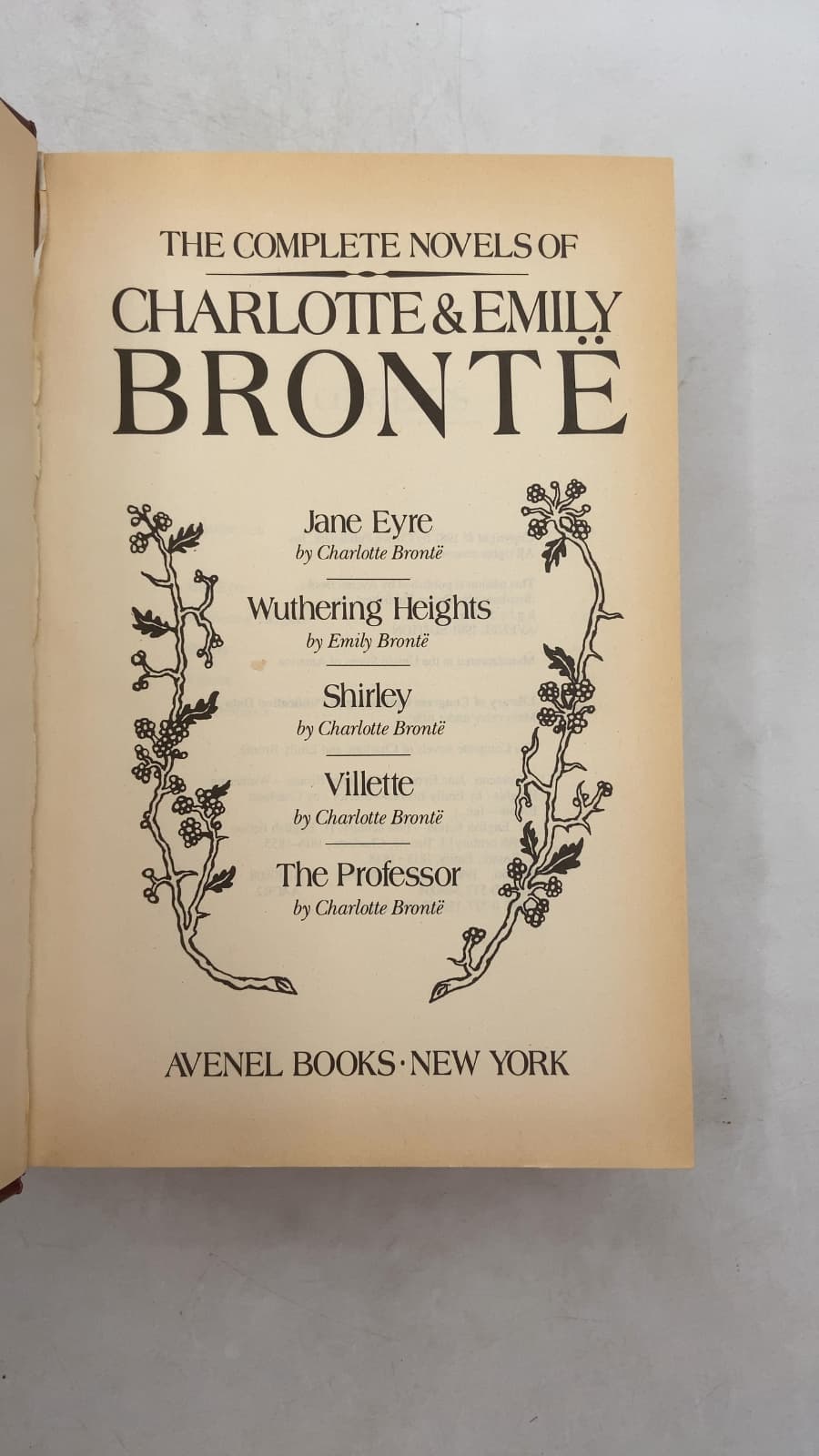 The Complete Novels of Charlotte & Emily Brontë by Charlotte Brontë and Emily Brontë - title page