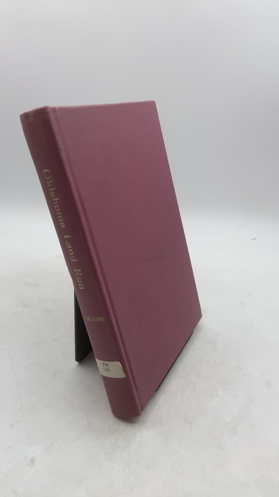 We Were There at the Oklahoma Land Run by Jim Kjelgaard - front cover