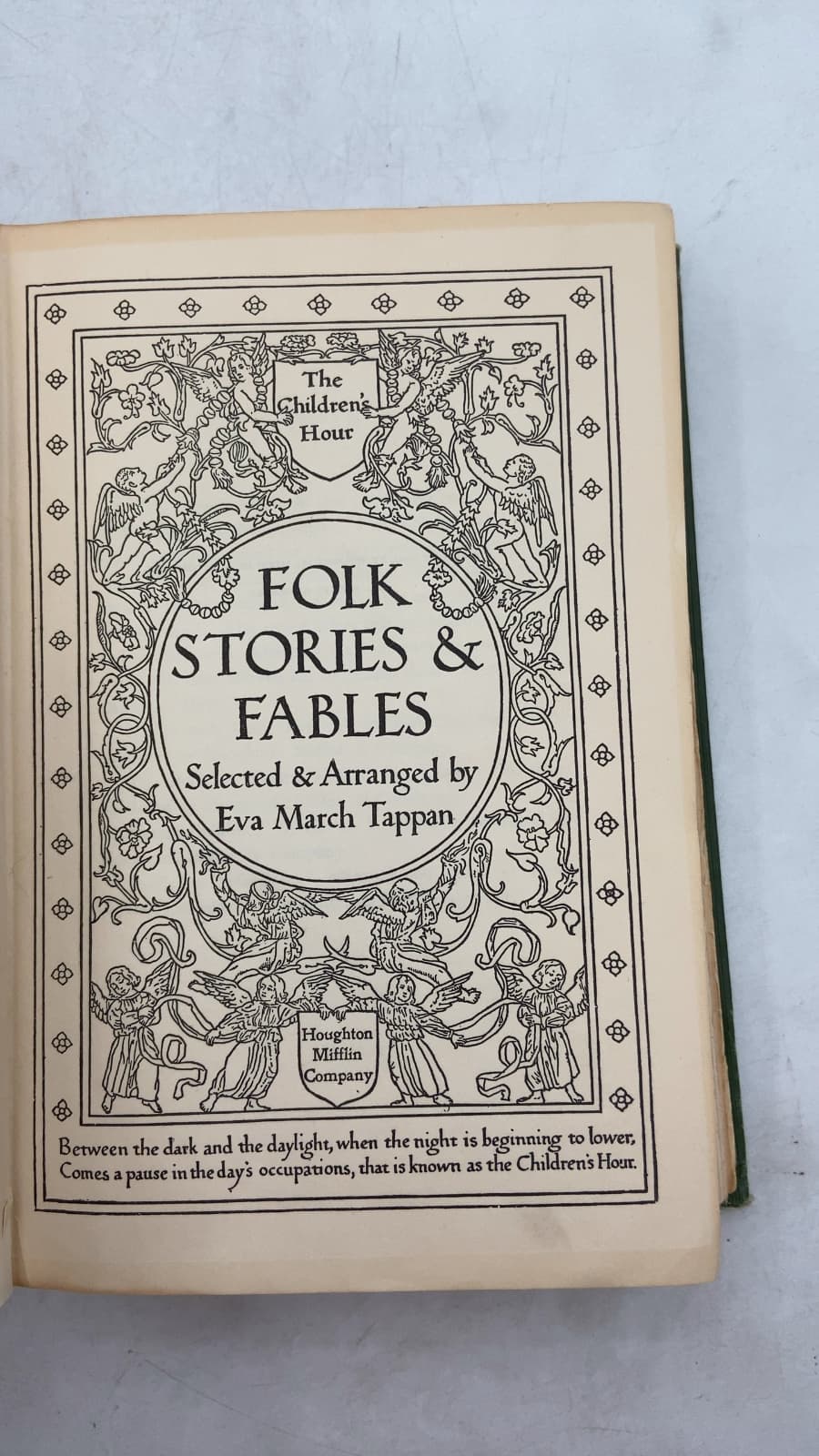 Folk Stories & Fables by Eva March Tappan - title page