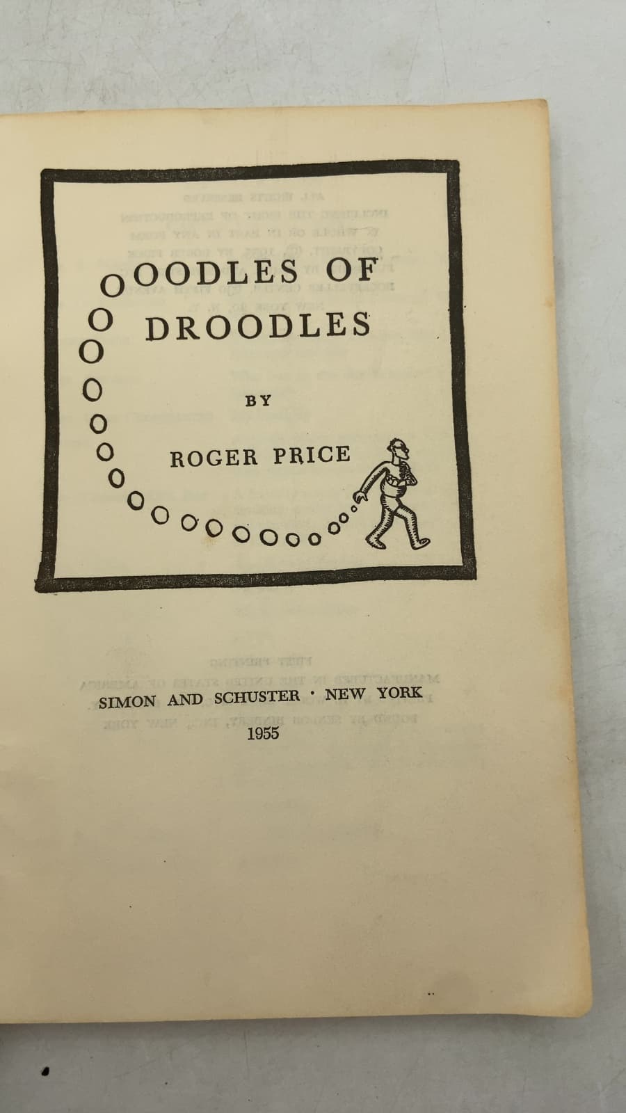 Oodles of Droodles by Roger Price - title page