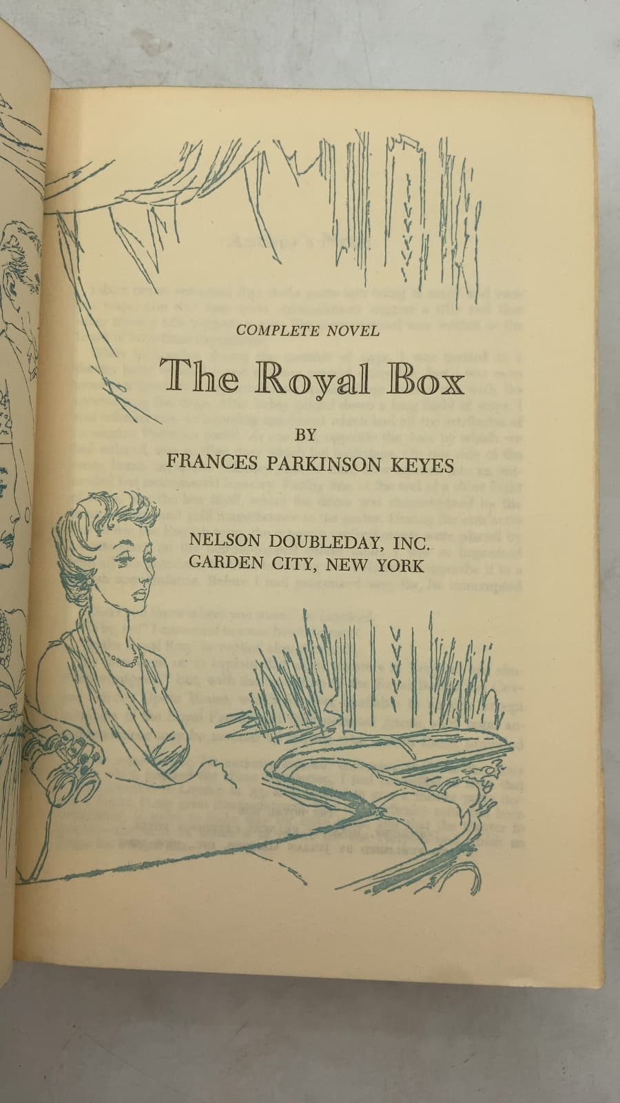 The Royal Box by Frances Parkinson Keyes - title page