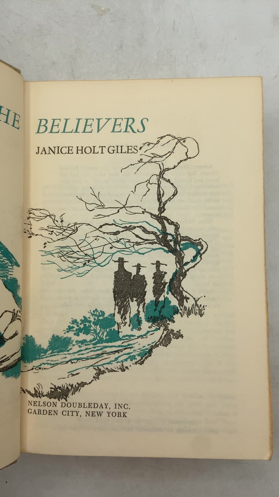 The Believers by Janice Holt Giles - title page