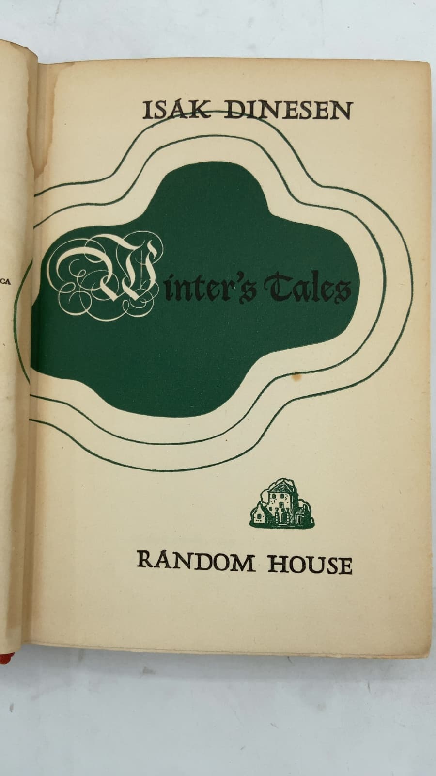 Winter's Tales by Isak Dinesen - title page