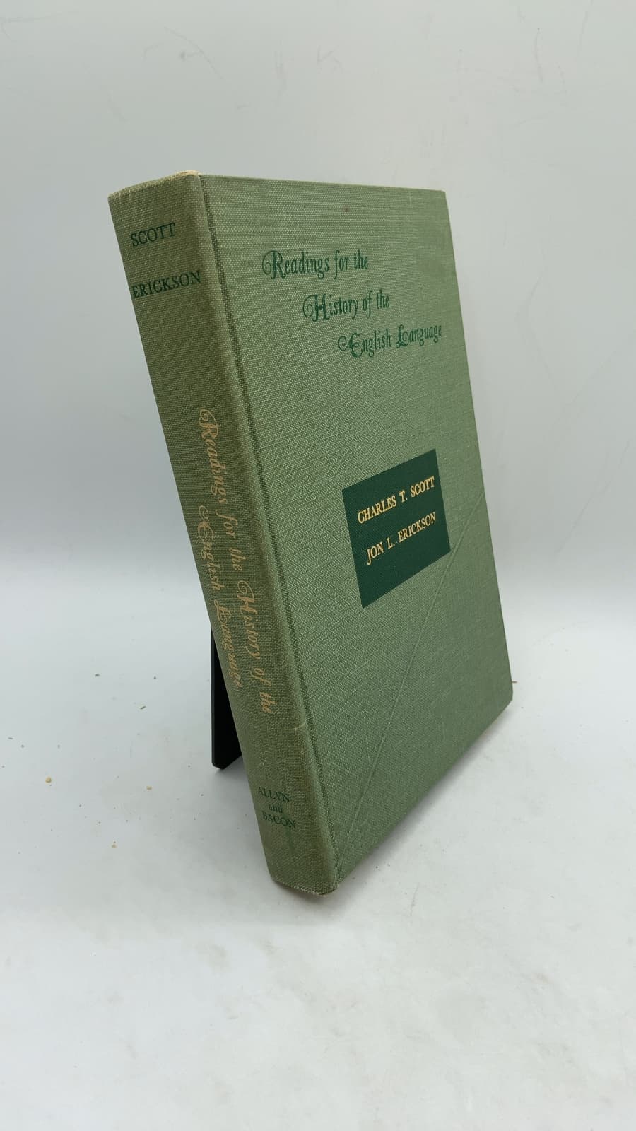 Readings for the History of the English Language by Charles T. Scott and Jon L. Erickson - front cover