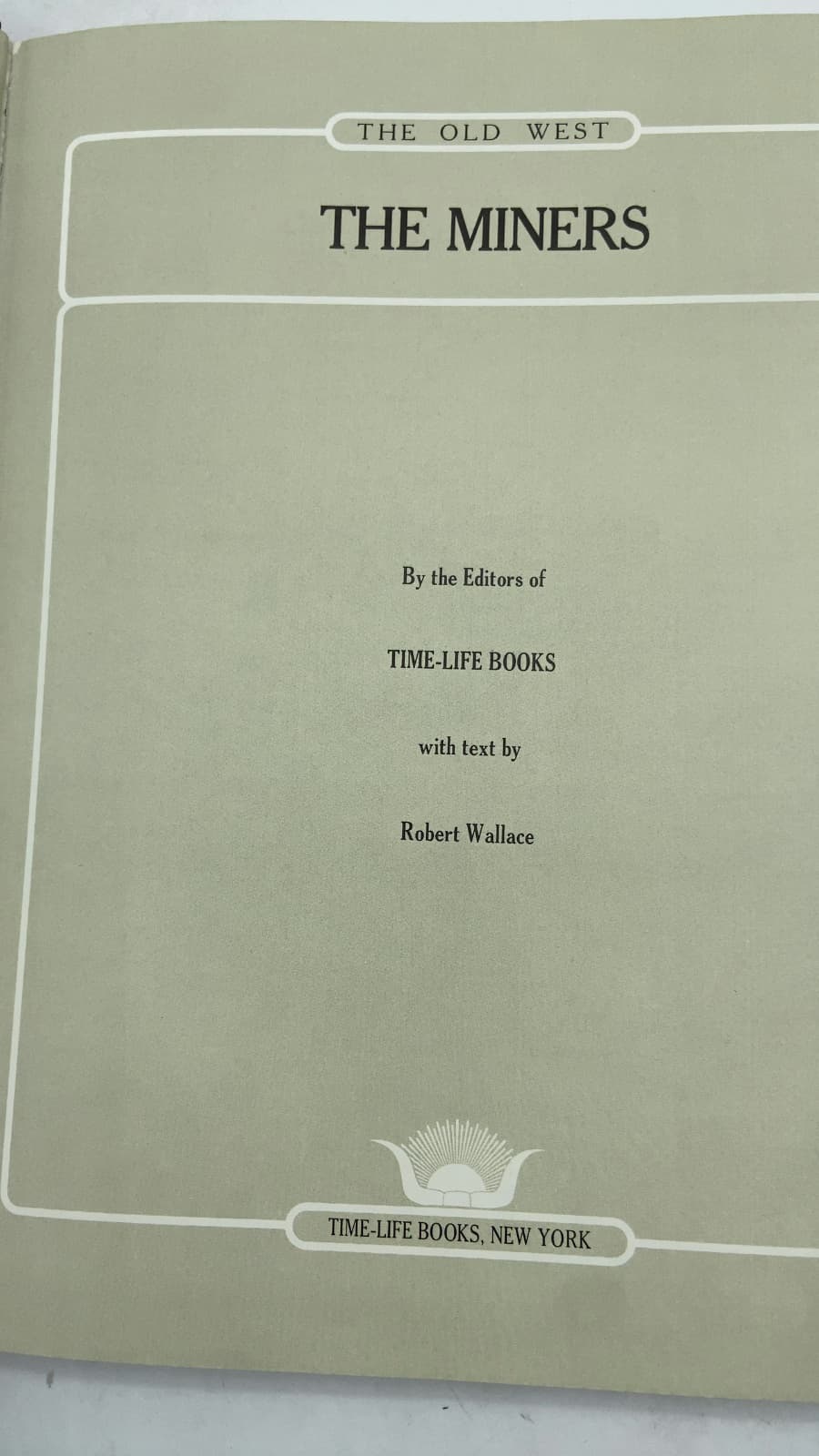The Miners by Robert Wallace - title page