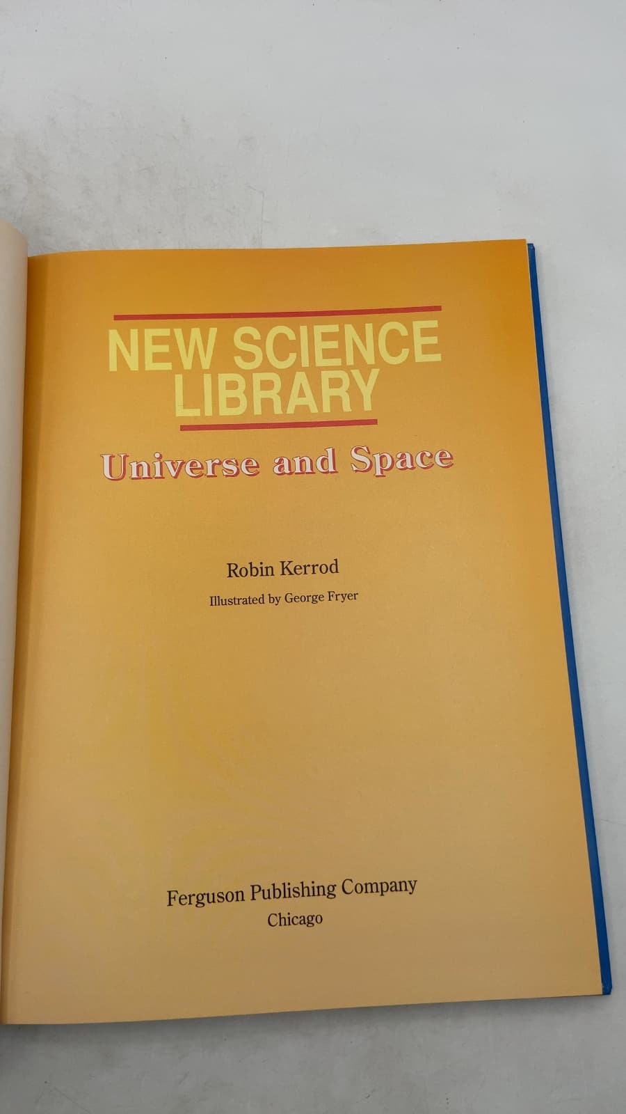 New Science Library: Universe and Space by Robin Kerrod - title page
