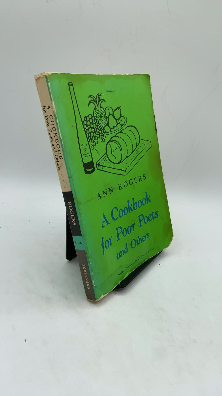 A Cookbook for Poor Poets and Others by Ann Rogers - front cover