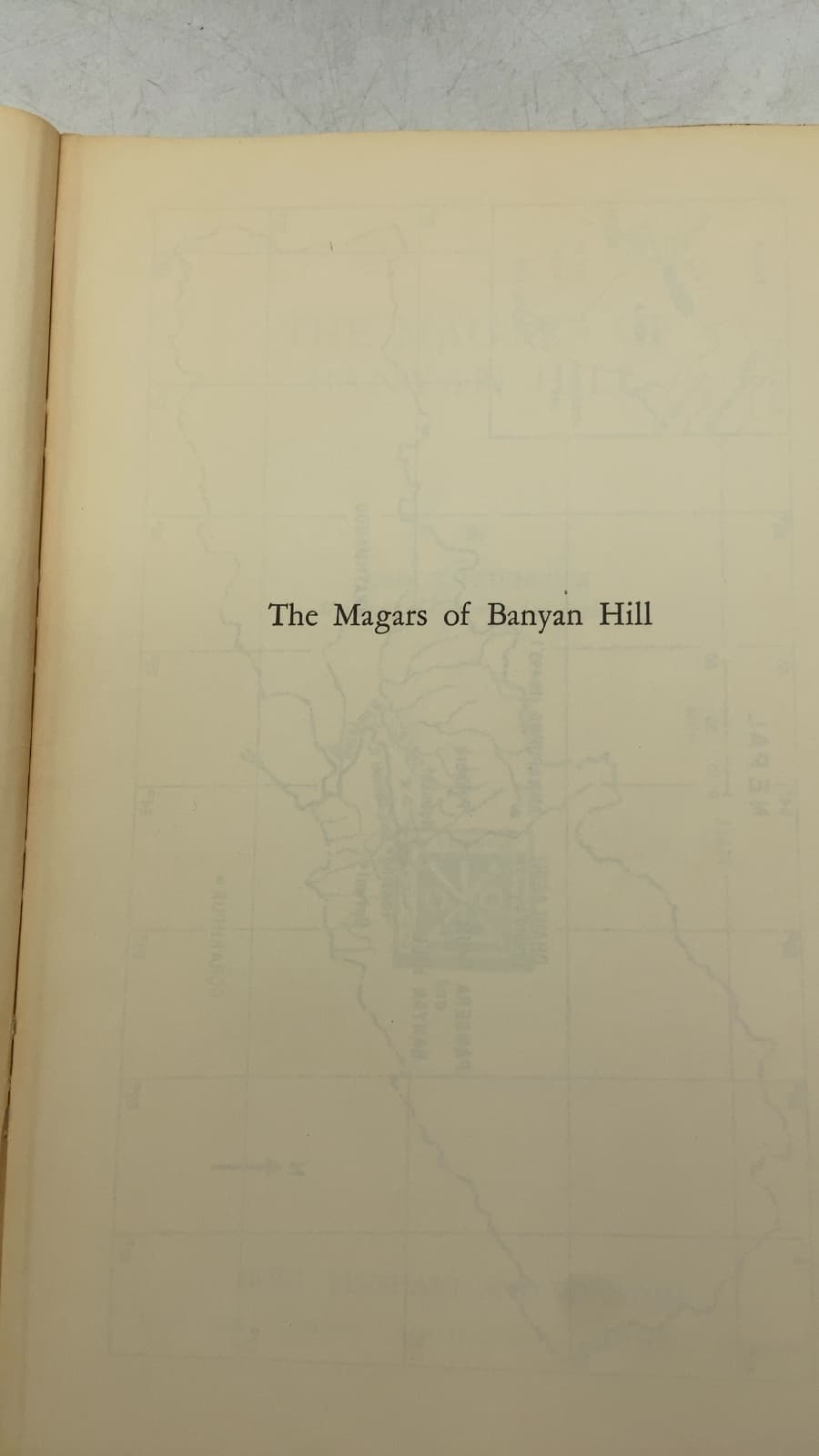 The Magars of Banyan Hill by John T. Hitchcock - title page