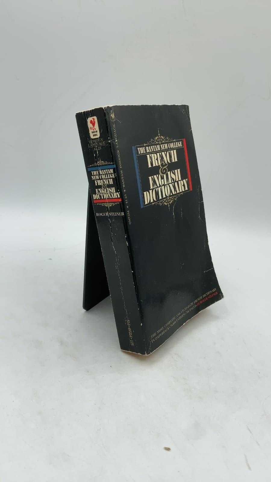 The Bantam New College French & English Dictionary by Roger J. Steiner - front cover