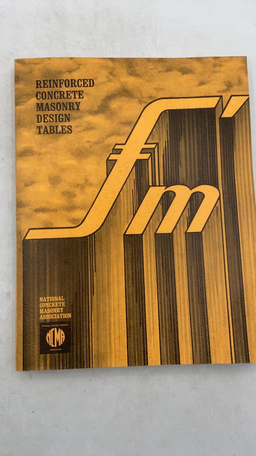 Reinforced Concrete Masonry Design Tables - title page