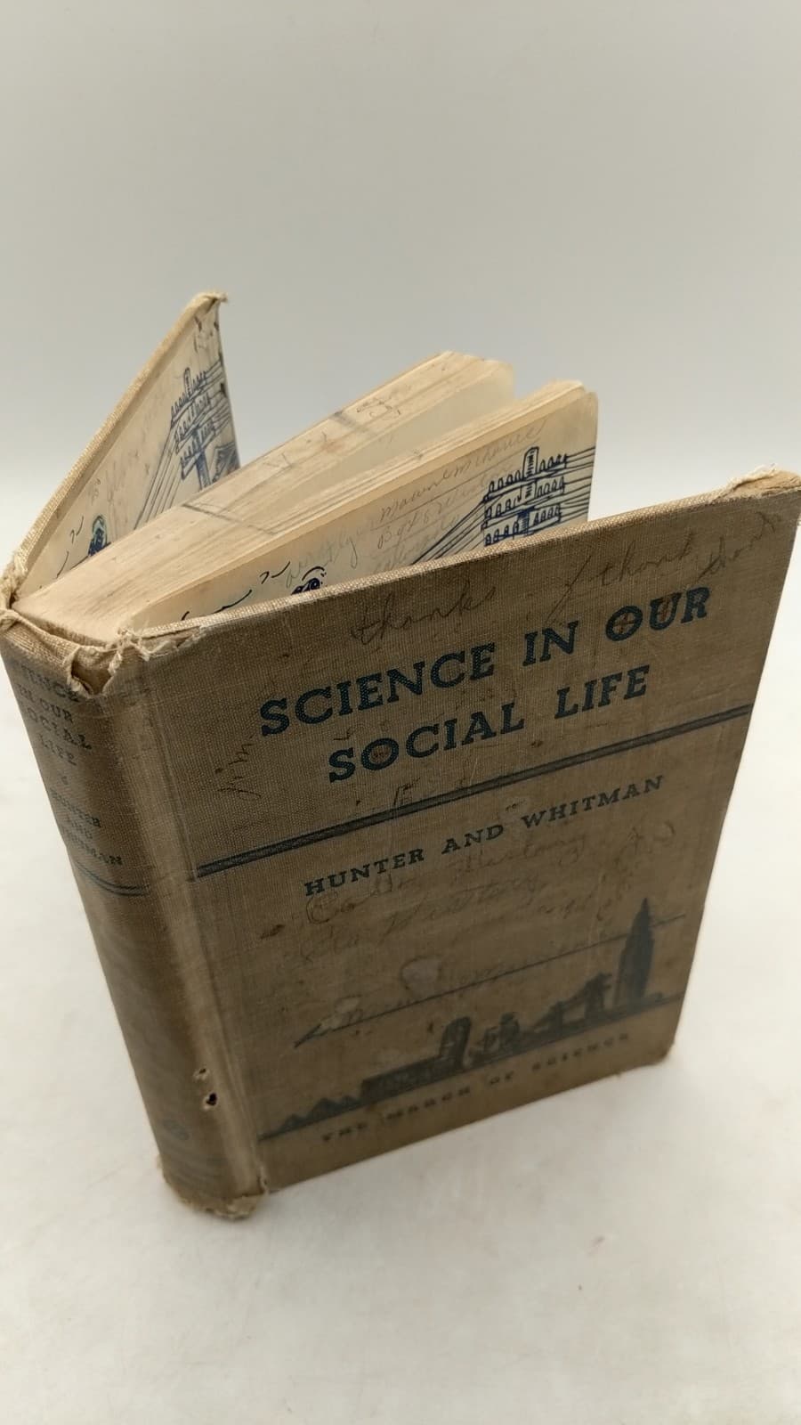 Science in Our Social Life by George W. Hunter, Ph.D. and Walter G. Whitman, A.M. - front cover