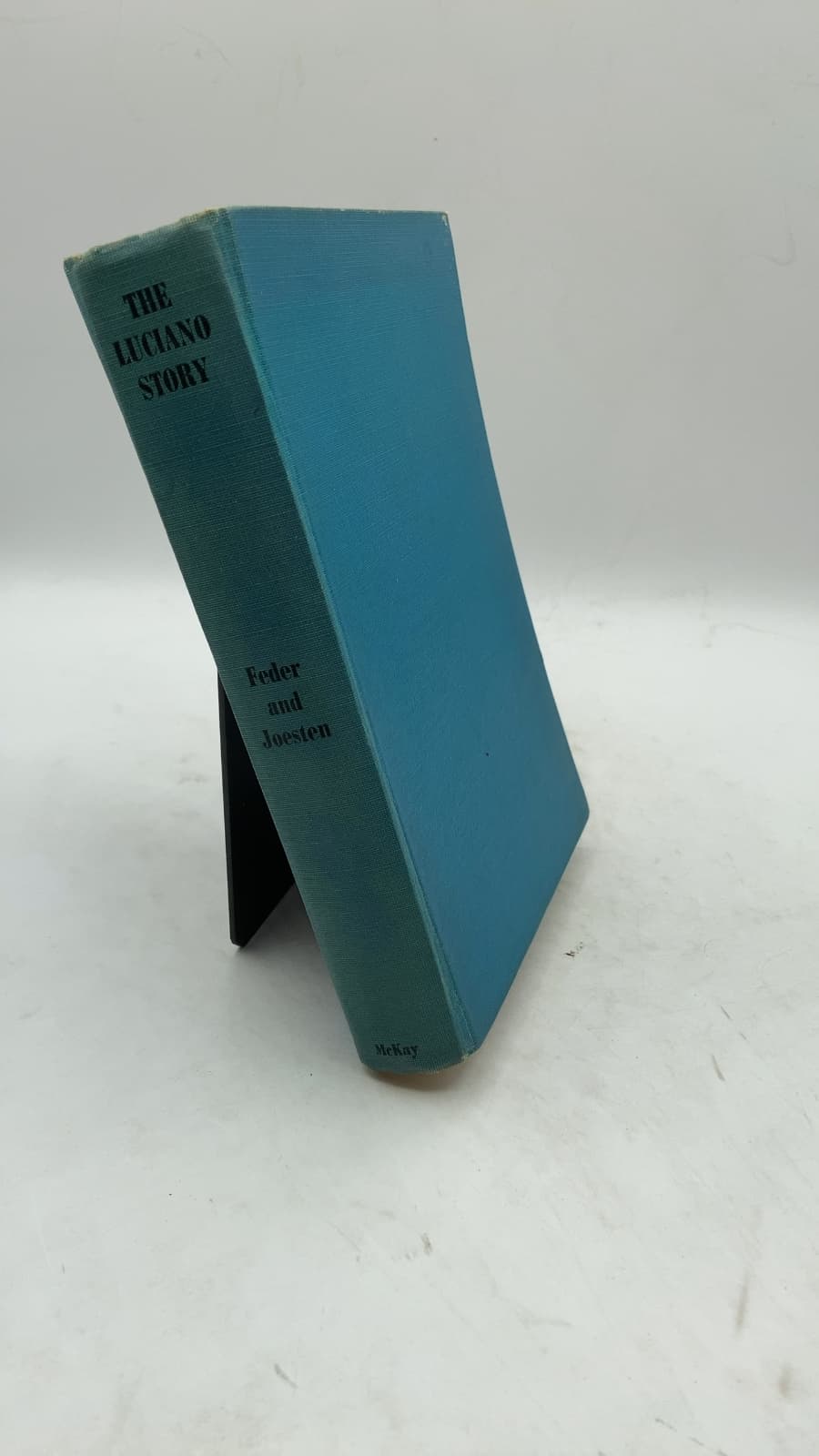 THE Luciano Story by Sid Feder and Joachim Joesten - front cover