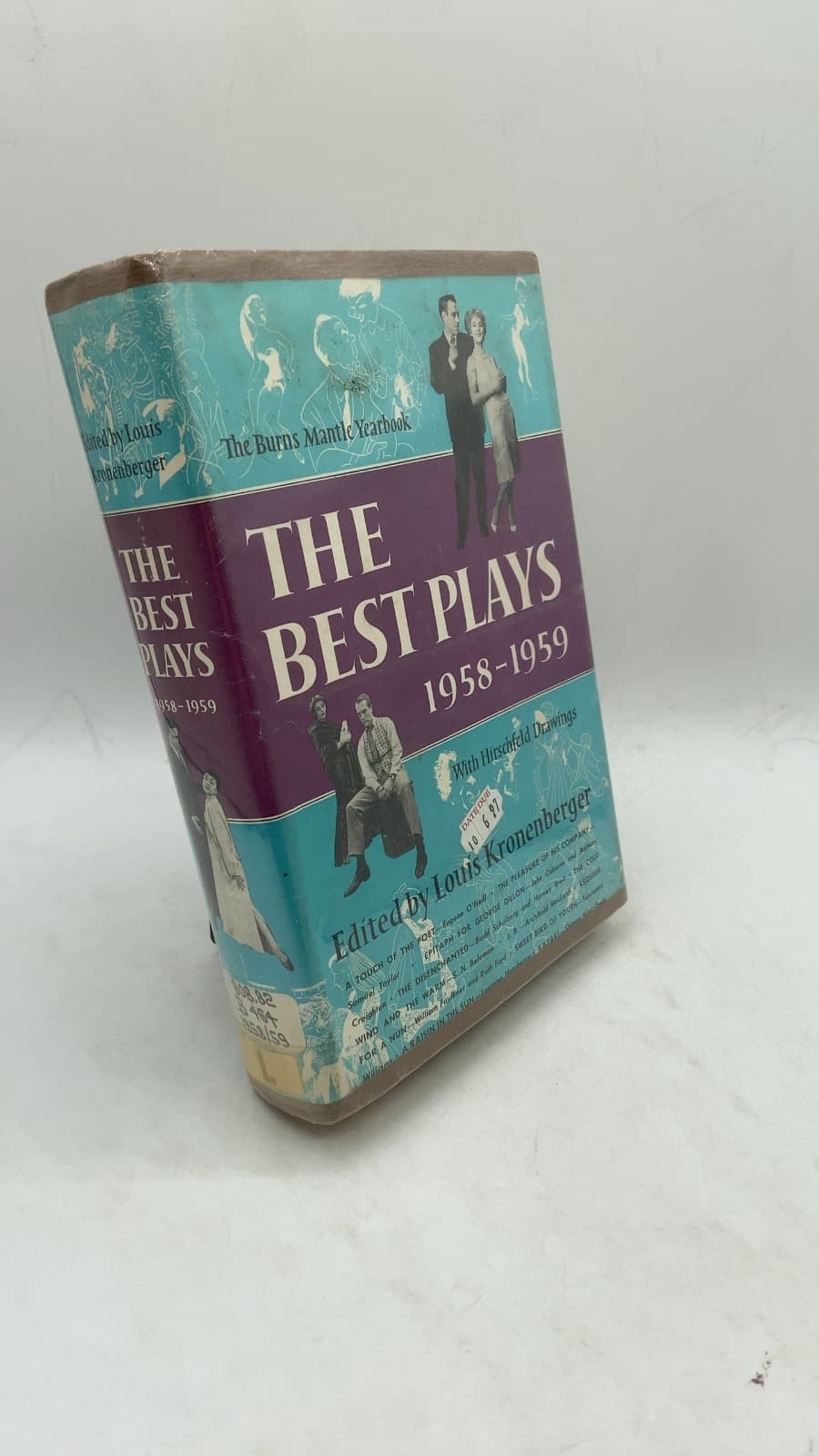 The Best Plays of 1958-1959 by Edited by Louis Kronenberger - front cover