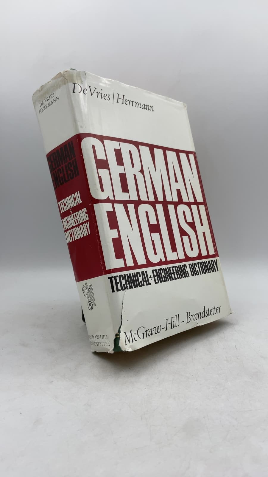 German-English Technical and Engineering Dictionary by Dr. Louis De Vries and Theo M. Herrmann - front cover