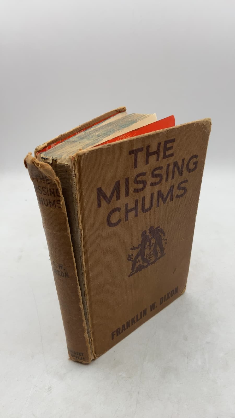 THE Missing Chums by Franklin W. Dixon - front cover