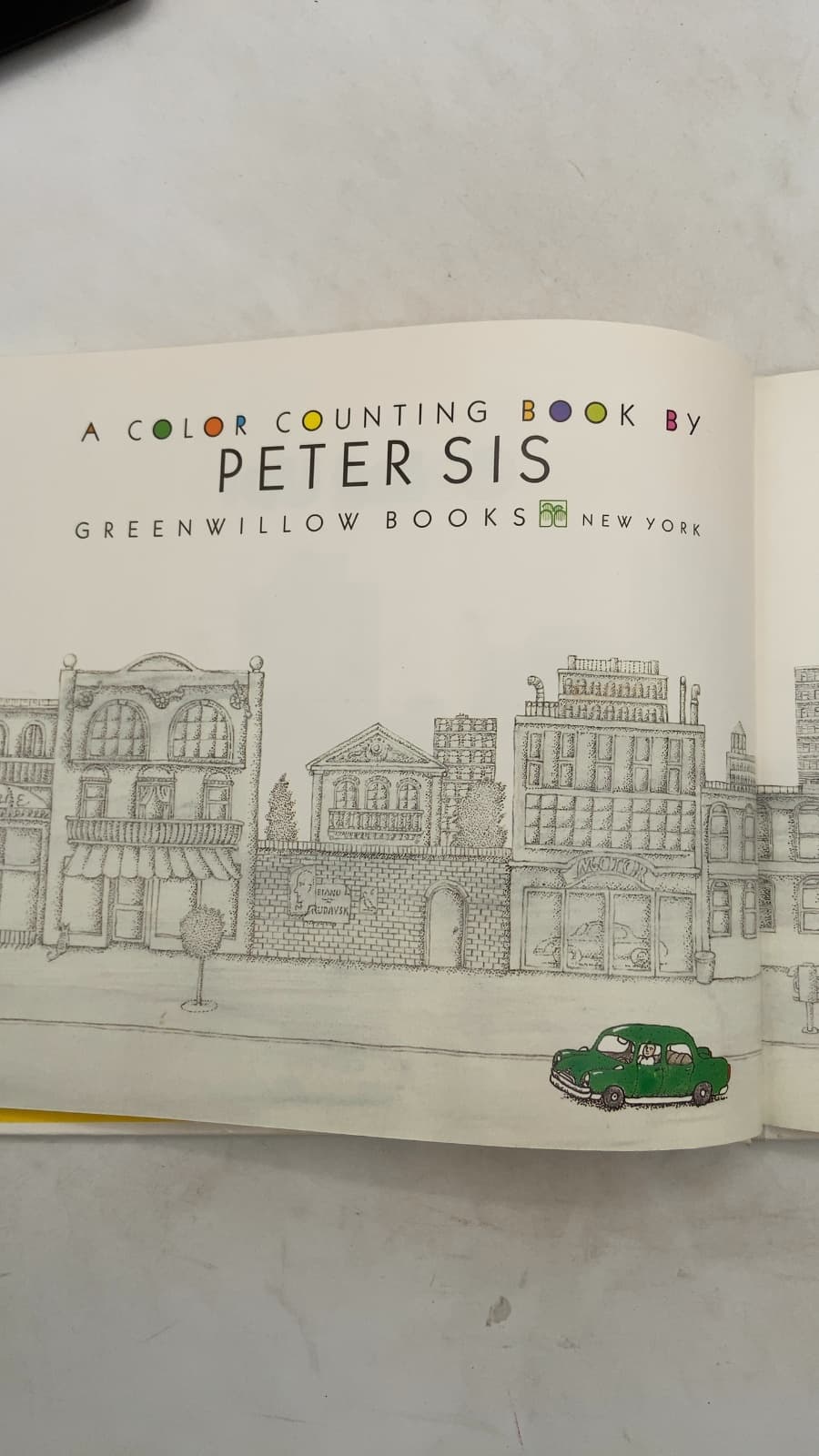 Going Up! by Peter Sis - title page