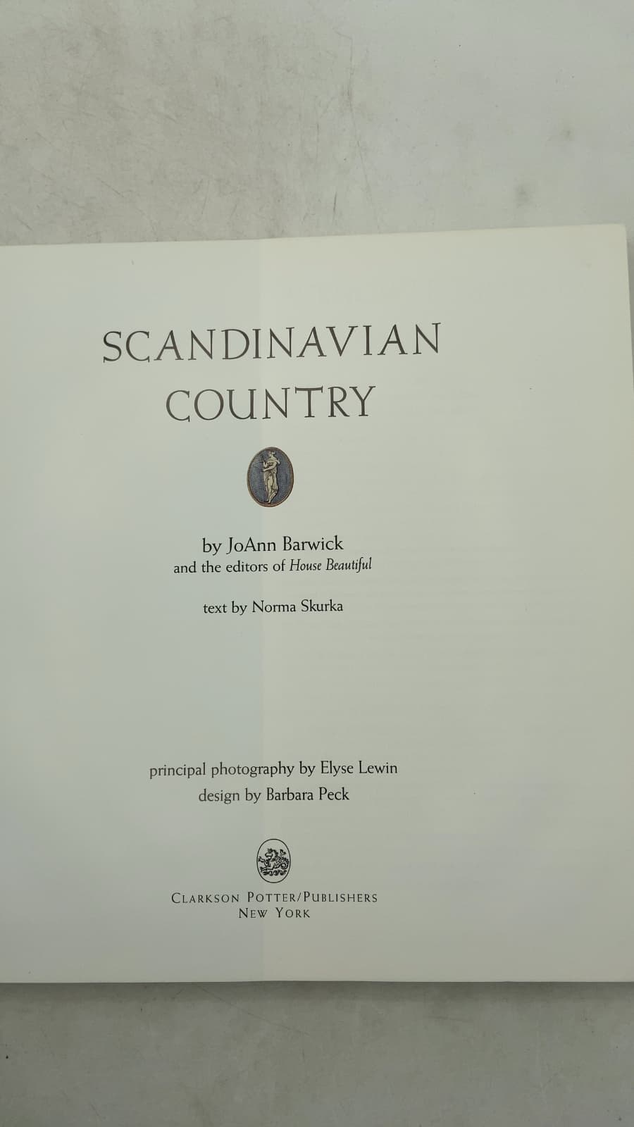 Scandinavian Country by JoAnn Barwick and the editors of House Beautiful - title page