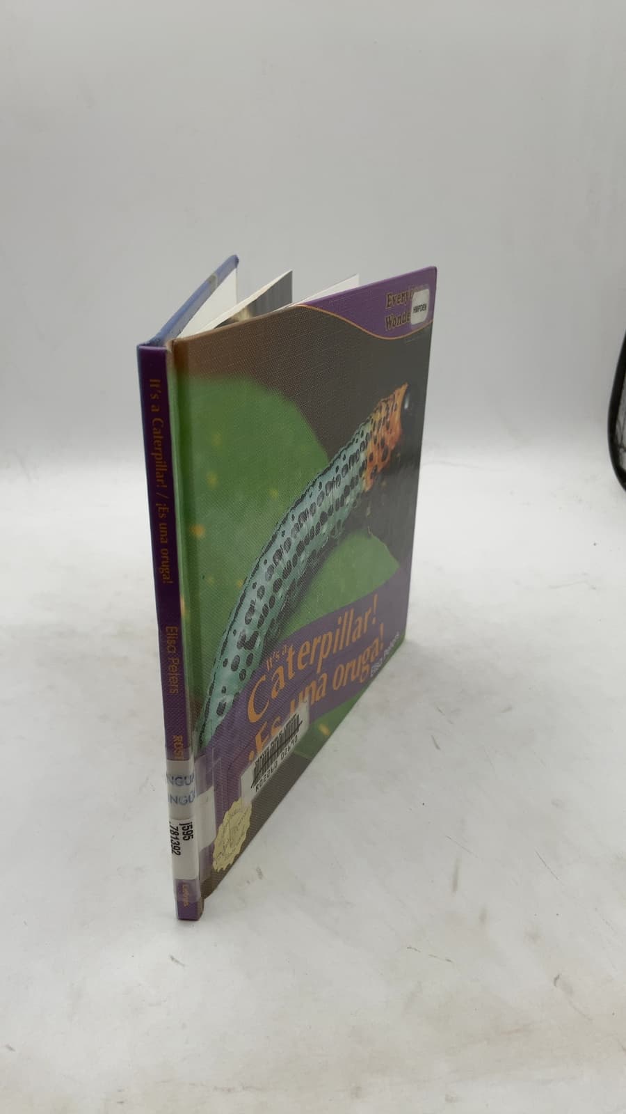 It's a Caterpillar! ¡Es una oruga! by Elisa Peters - front cover