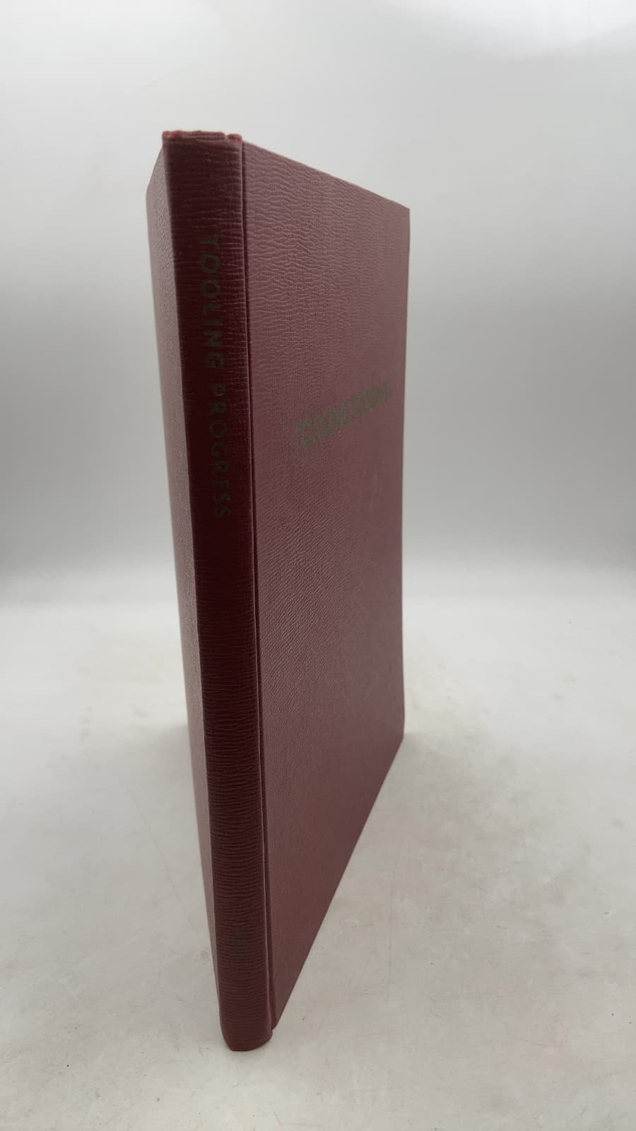 Tooling Progress by Charles Hoskins (Editor) - front cover