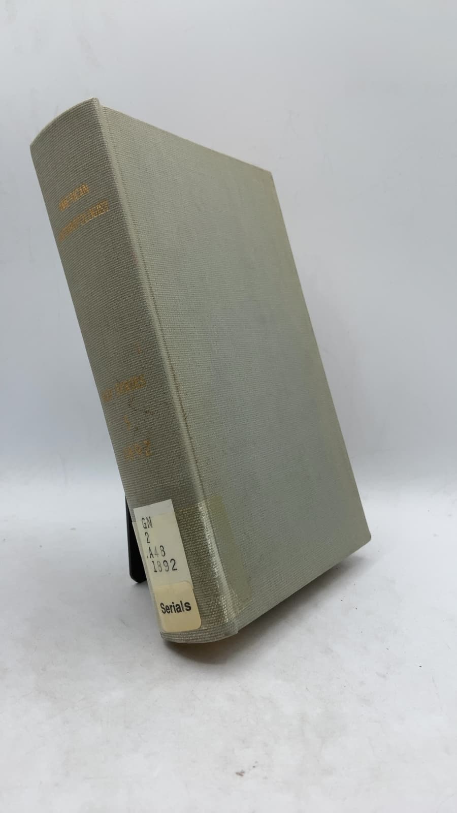 The American Anthropologist, Volume V by Anthropological Society of Washington - front cover