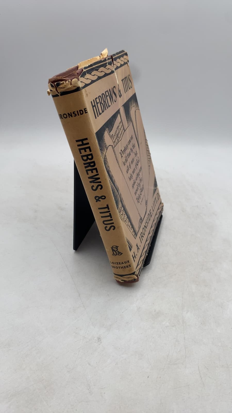 Studies in the Epistle to the Hebrews and the Epistle to Titus by H. A. Ironside, Litt.D. - front cover