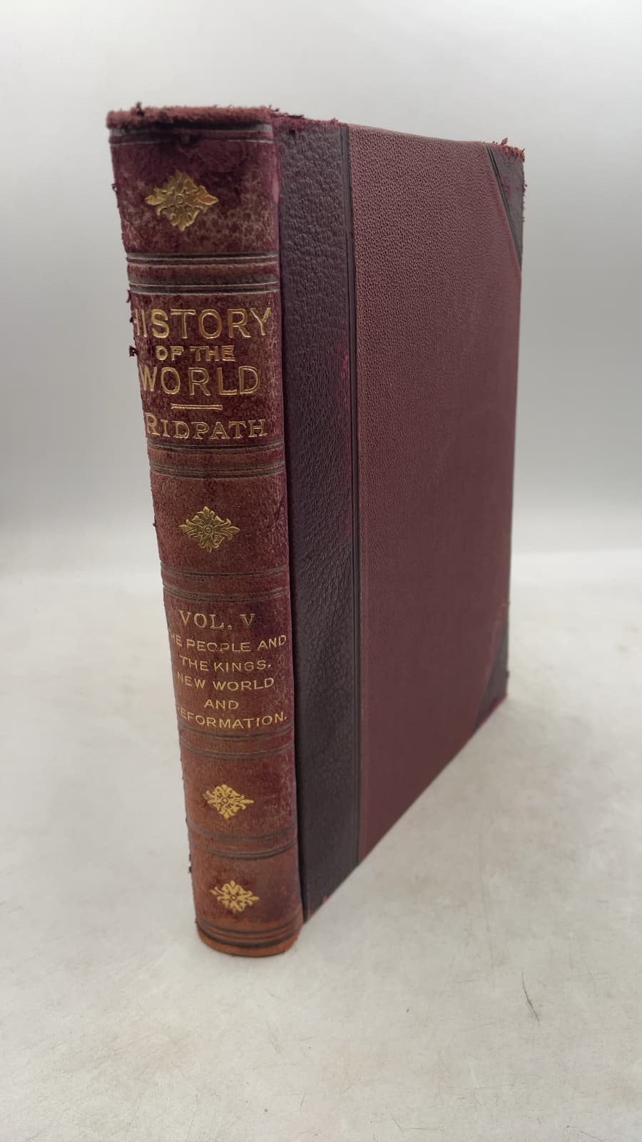History of the World by John Clark Ridpath, LL.D. - front cover