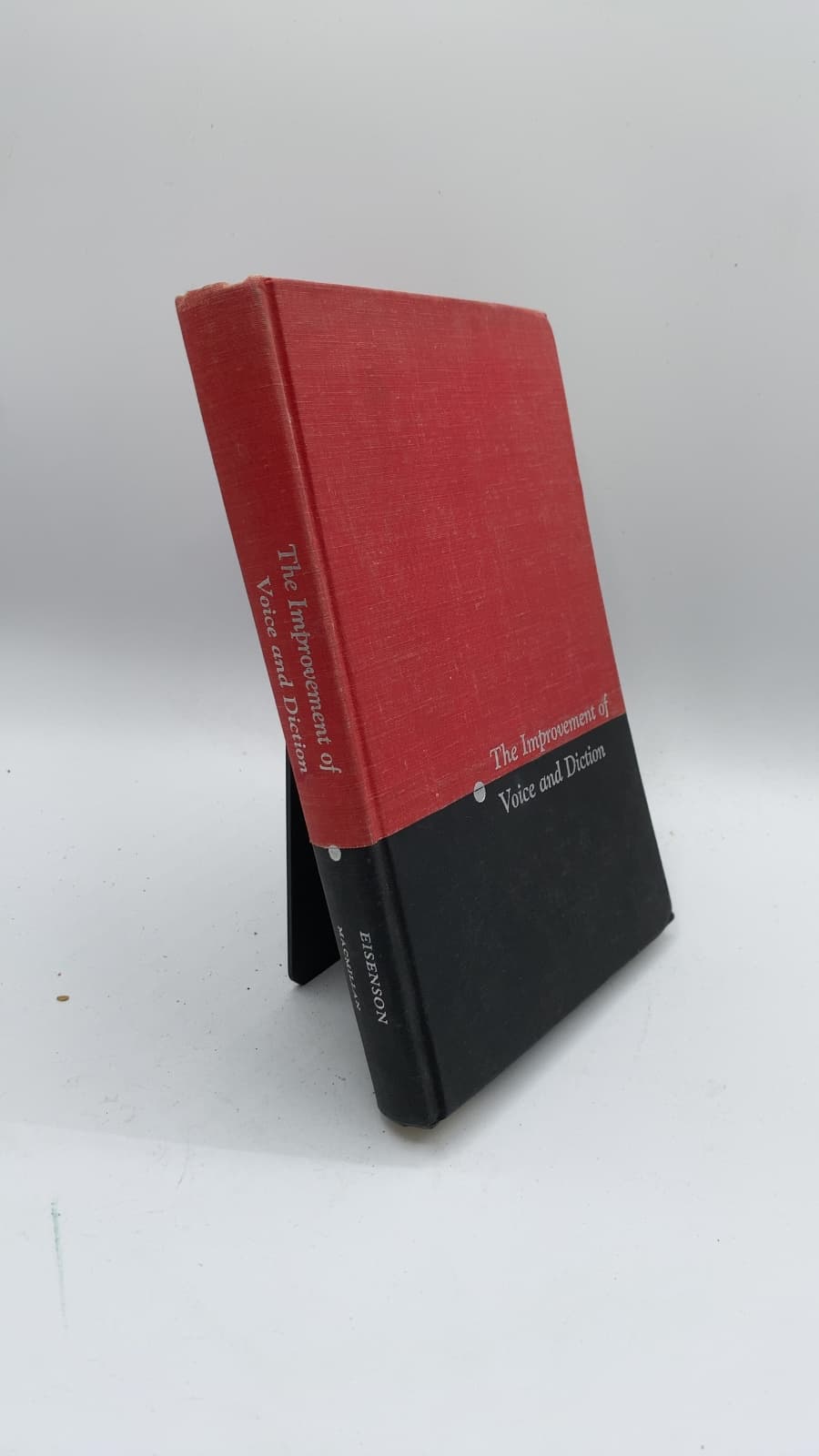 The Improvement of Voice and Diction by Jon Eisenson, Ph.D. - front cover