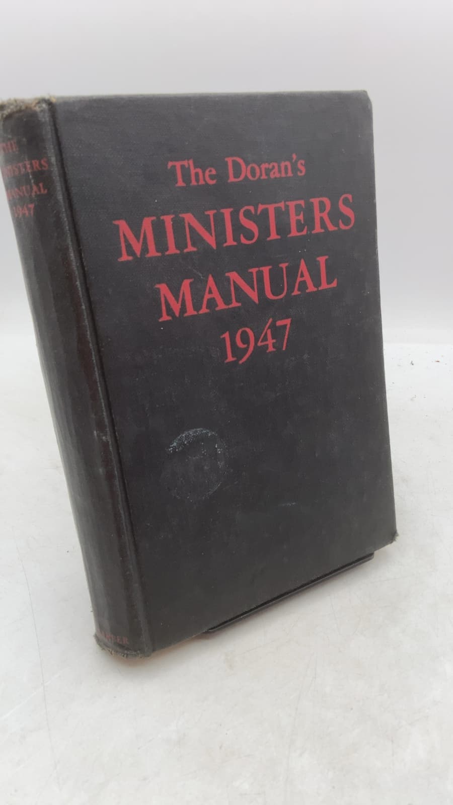 The Ministers Manual 1947 by Rev. G. B. F. Hallock, M.A., D.D. and Rev. M. K. W. Heicher, Ph.D. - front cover