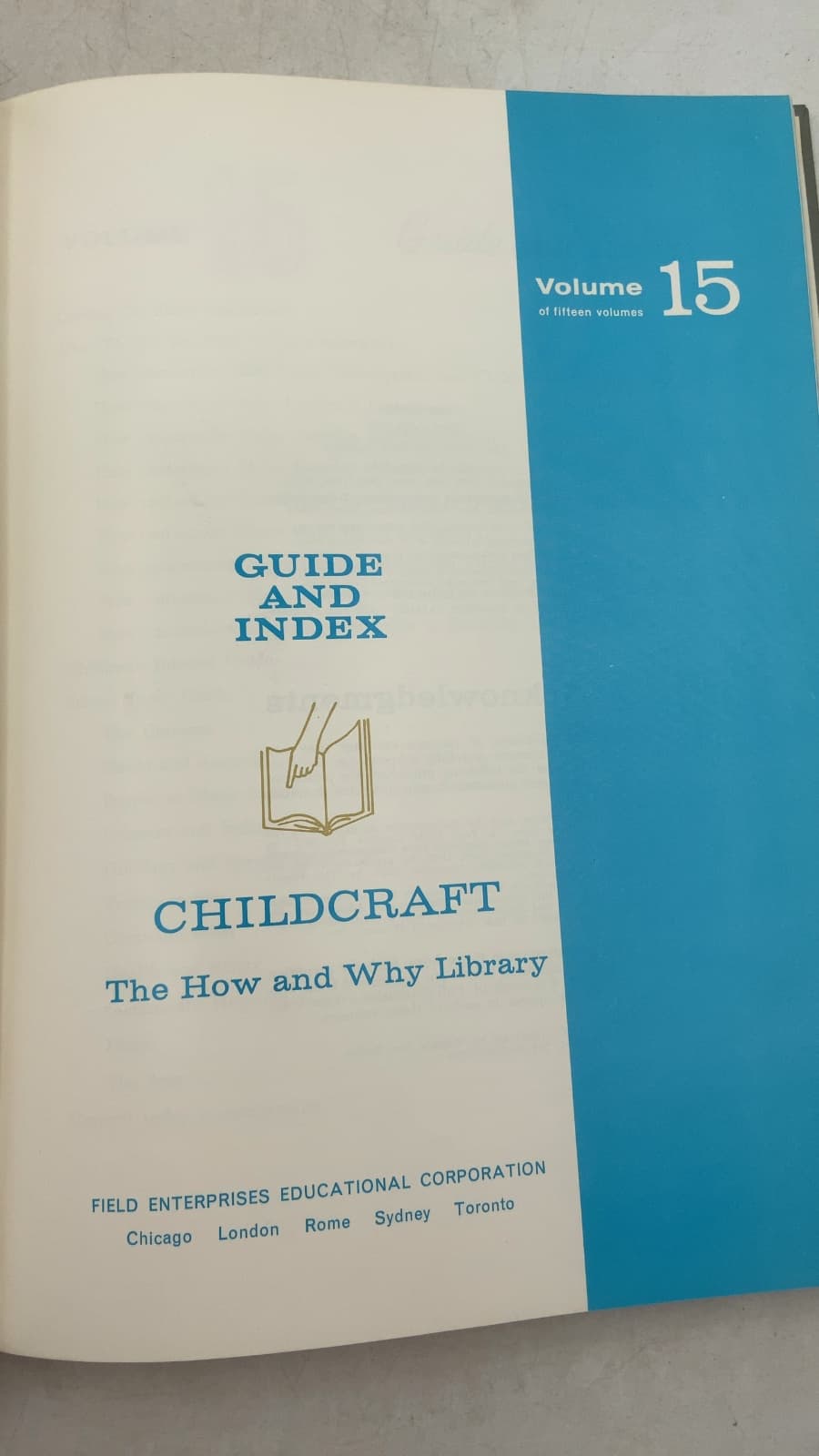 Childcraft: The How and Why Library, Volume 15: Guide and Index - title page