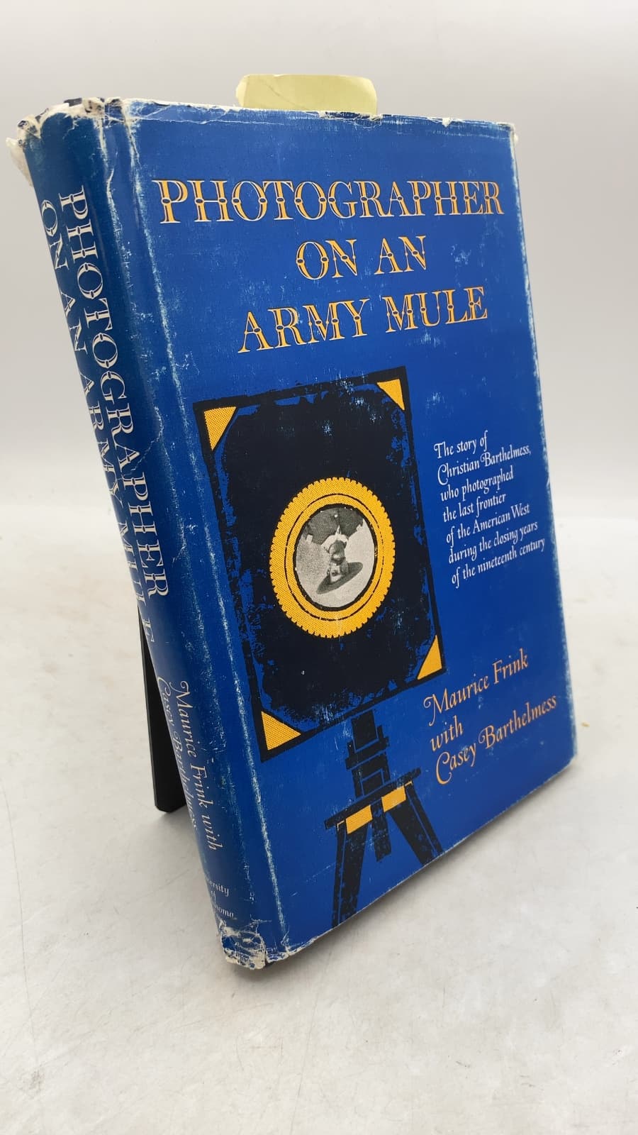 Photographer ON AN Army Mule by Maurice Frink with Casey E. Barthelmess - front cover