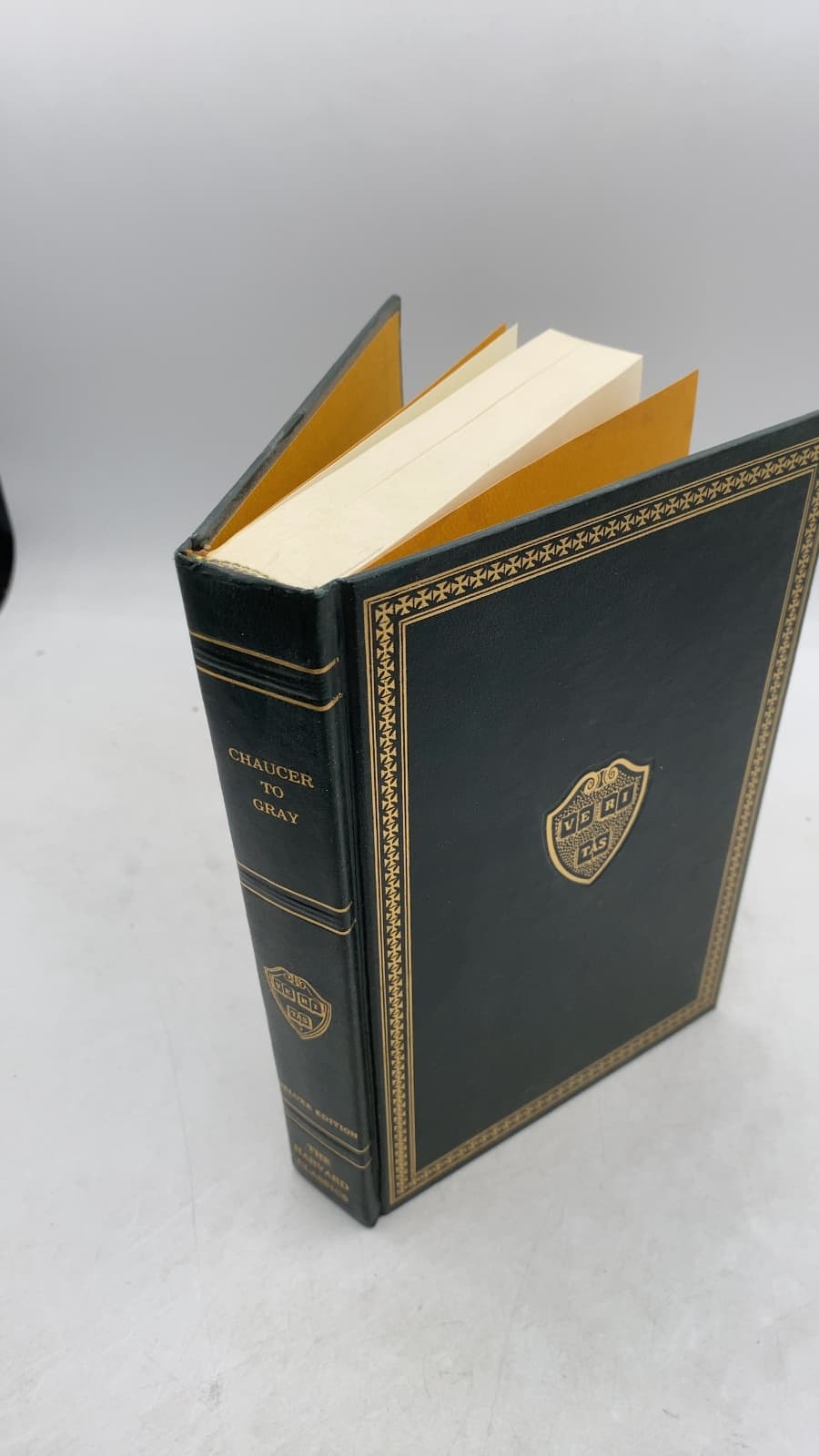 English Poetry in Three Volumes Volume I From Chaucer to Gray by Edited by Charles W. Eliot, L.L.D. - front cover