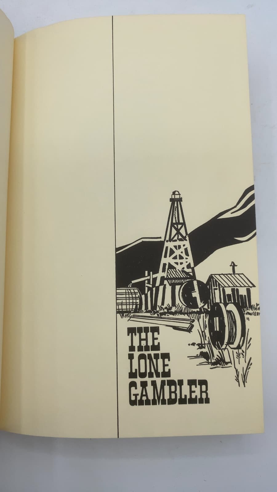 The Lone Gambler by D. E. L. Byers - title page