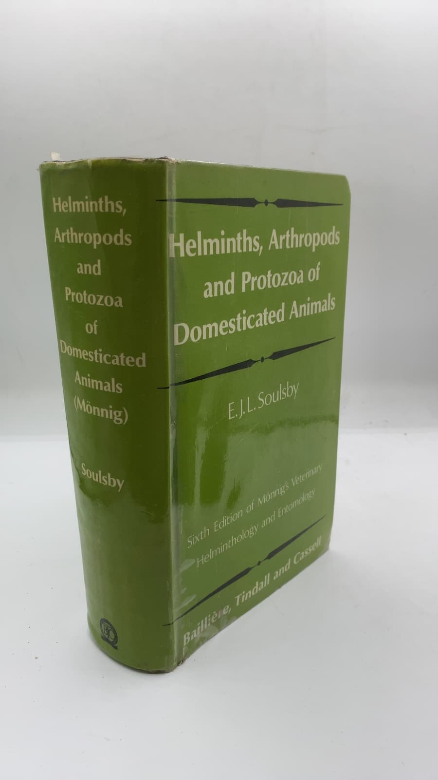 Helminths, Arthropods & Protozoa of Domesticated Animals by E. J. L. Soulsby - front cover