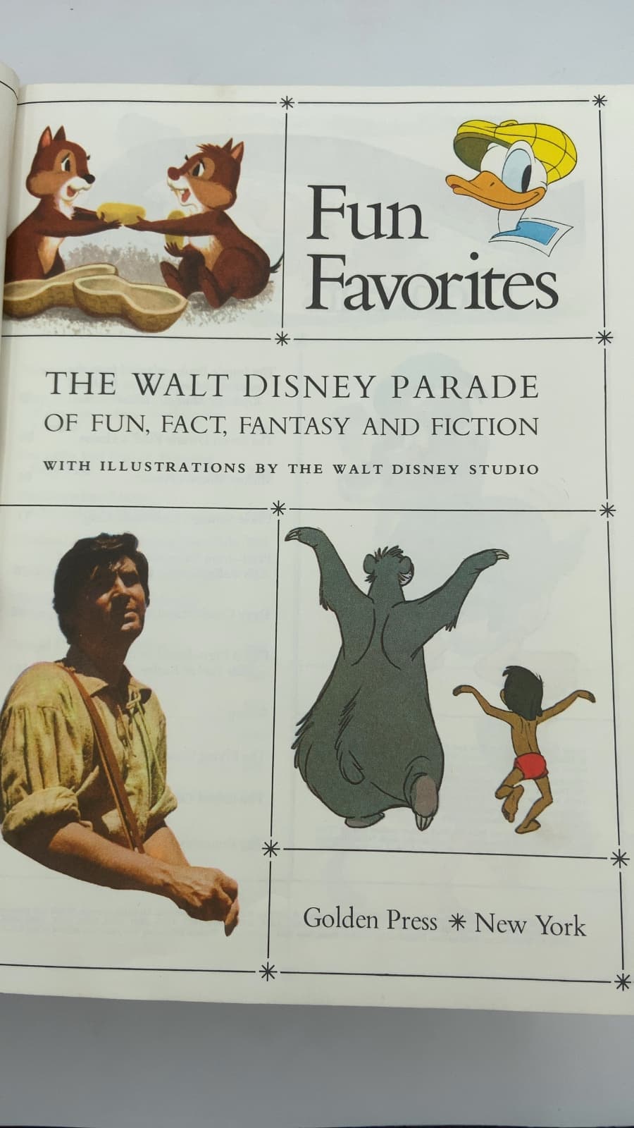 The Walt Disney Parade of Fun, Fact, Fantasy and Fiction by Walt Disney Studio - title page