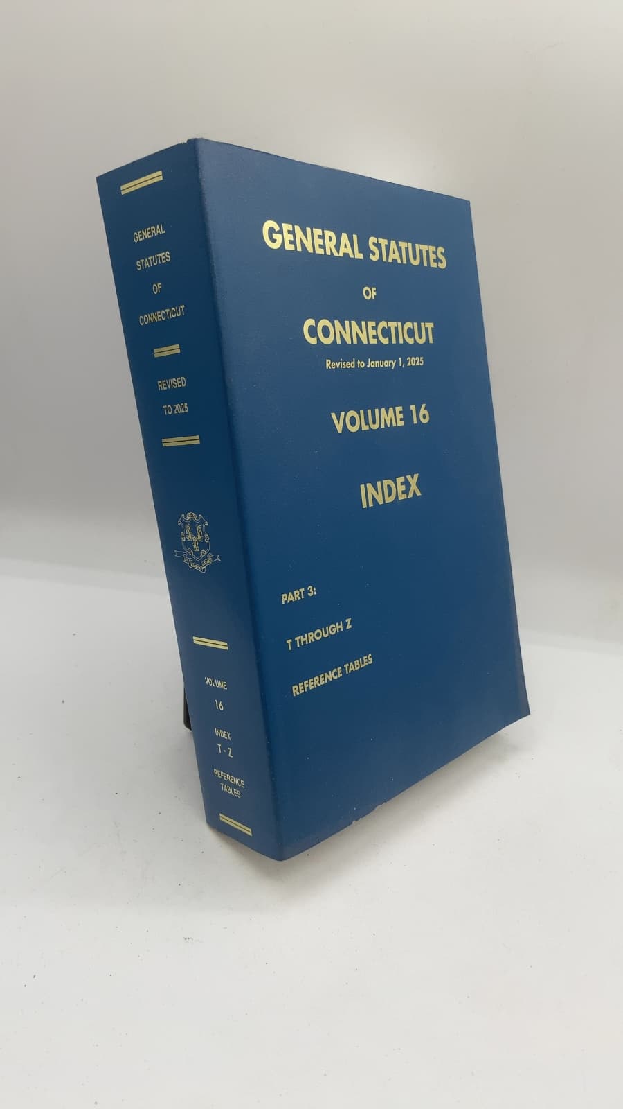 Index to the General Statutes of Connecticut, Volume 16 by The State of Connecticut - front cover