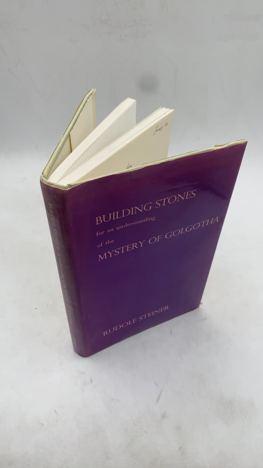 Building Stones for an Understanding of the Mystery of Golgotha by Rudolf Steiner - front cover