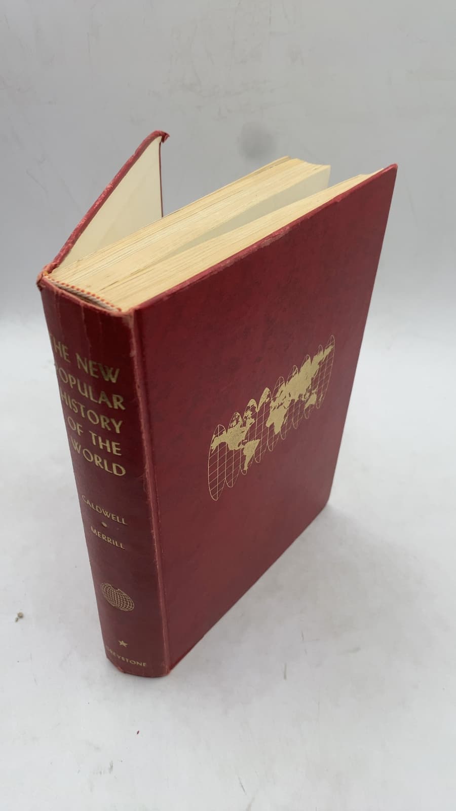 The New Popular History of the World: The Story of Mankind from Earliest Times to the Present Day by Wallace E. Caldwell, Edward H. Merrill - front cover