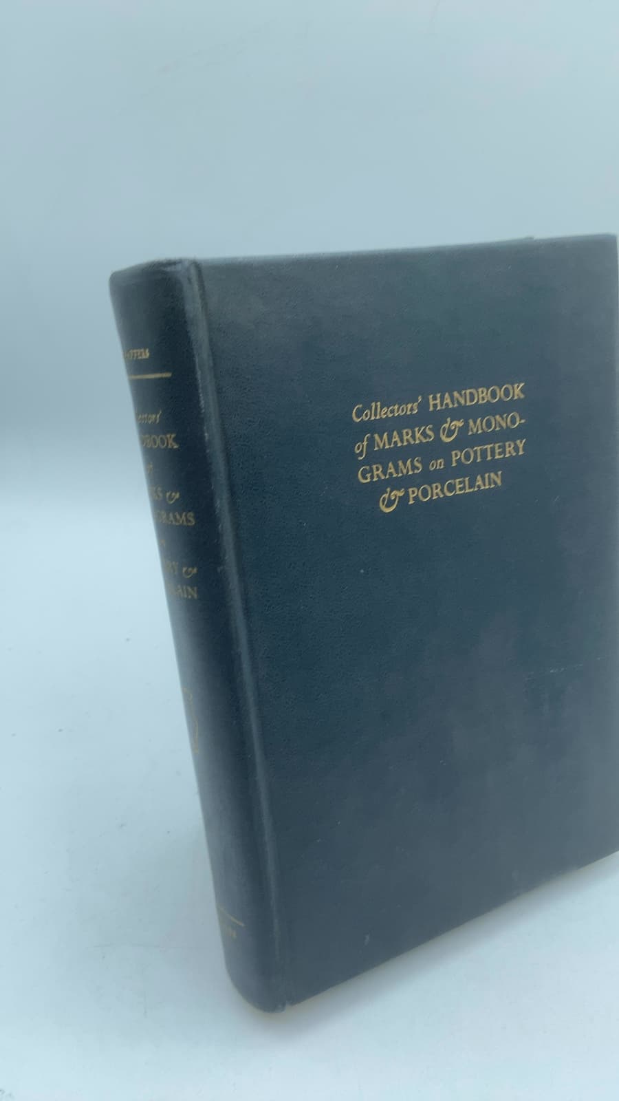 Collectors' Handbook of Marks & Monograms on Pottery & Porcelain by WM. Chaffers - front cover