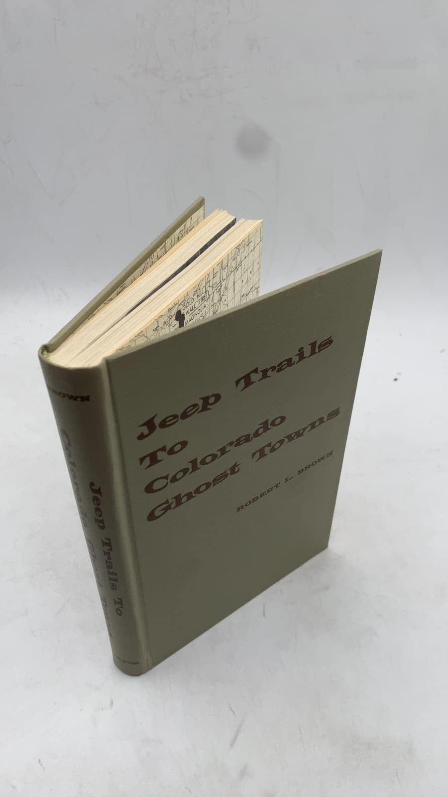 Jeep Trails to Colorado Ghost Towns by Robert L. Brown - front cover