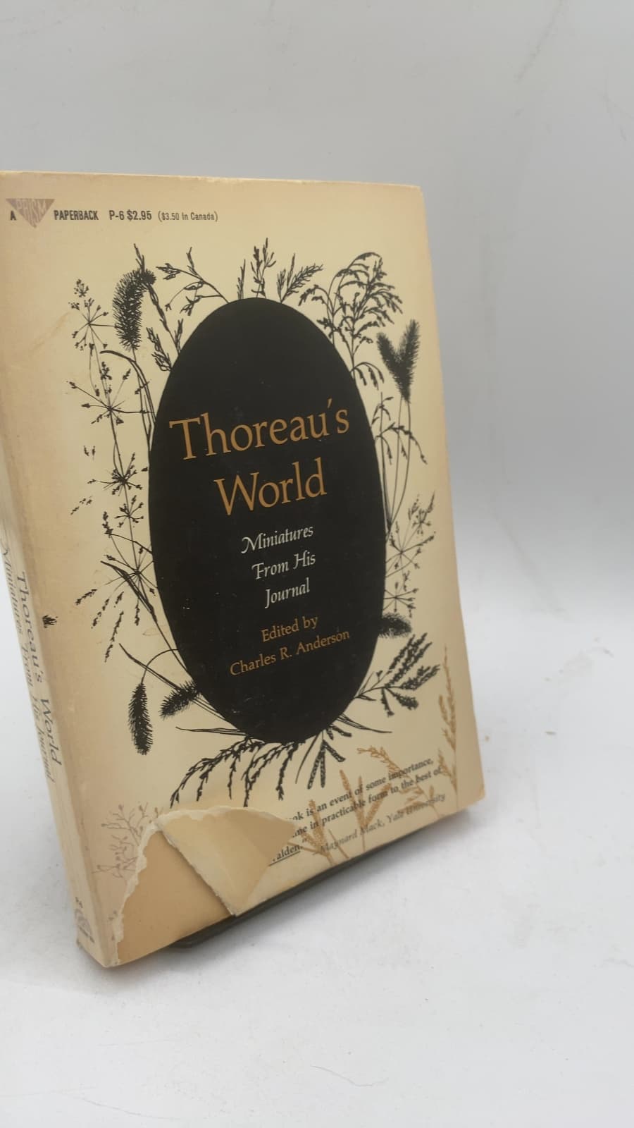 Thoreau's World: Miniatures From His Journal by Edited by Charles R. Anderson - front cover