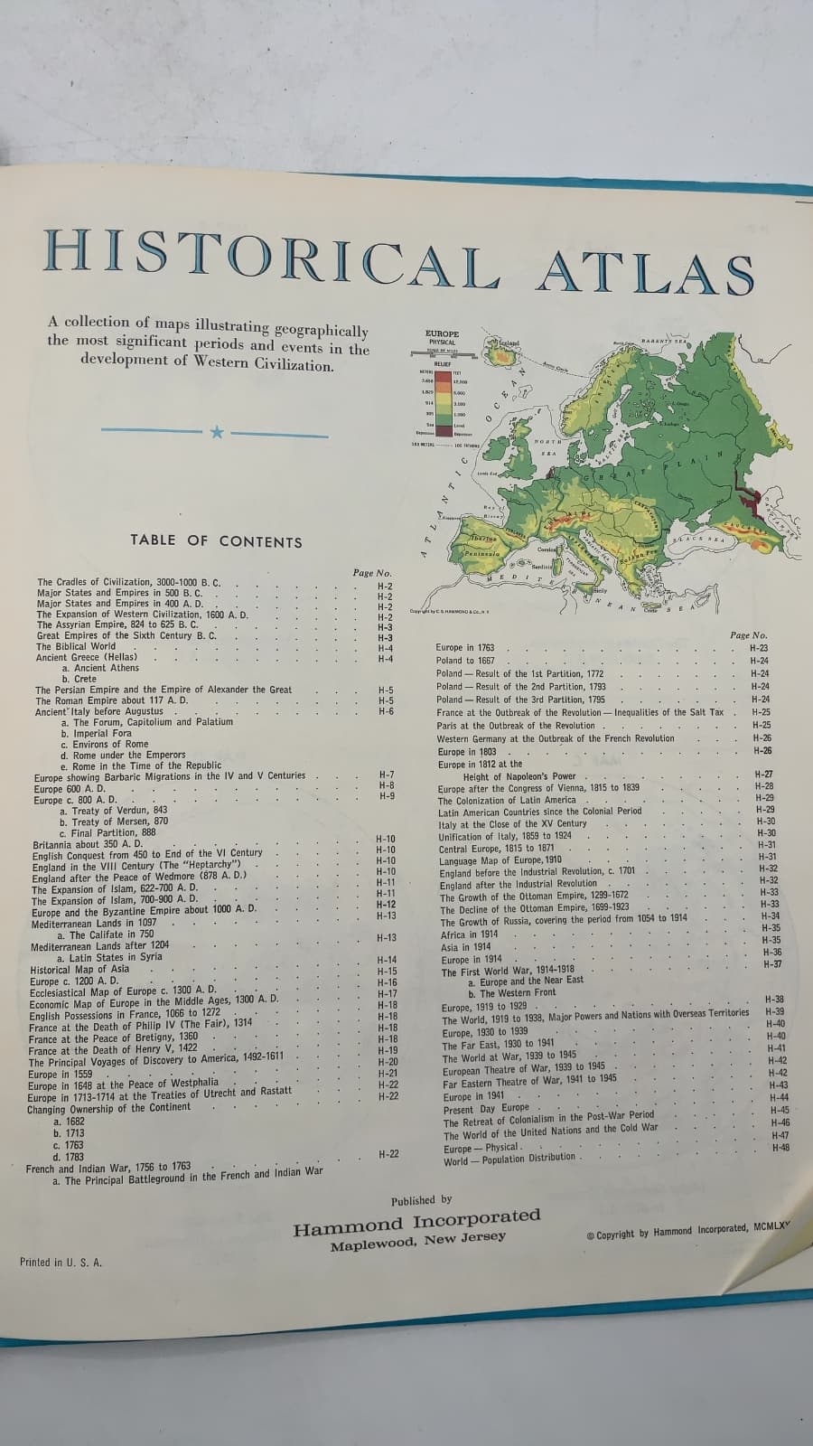 Atlas of World History - title page