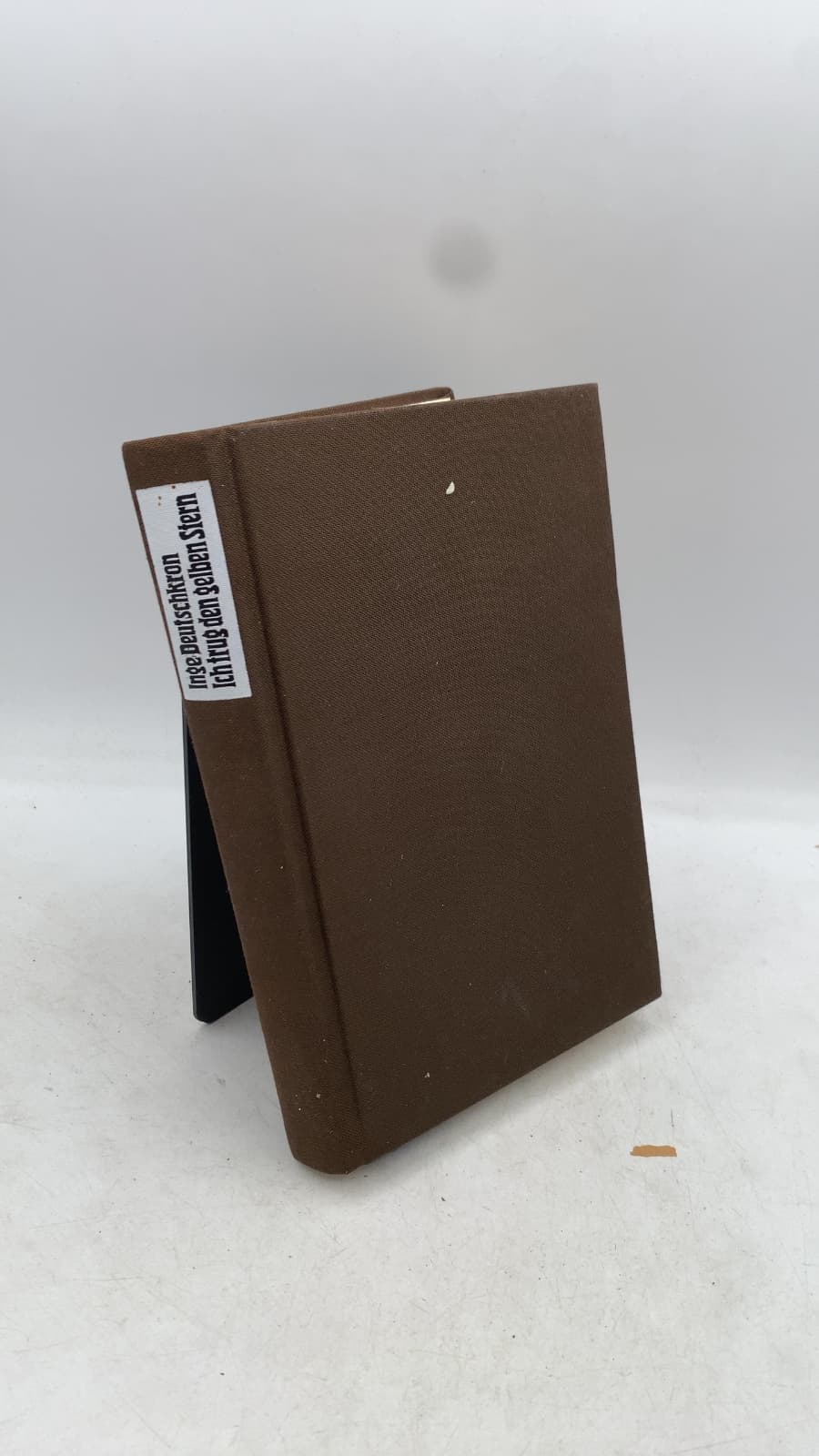 Ich trug den gelben Stern by Inge Deutschkron - front cover